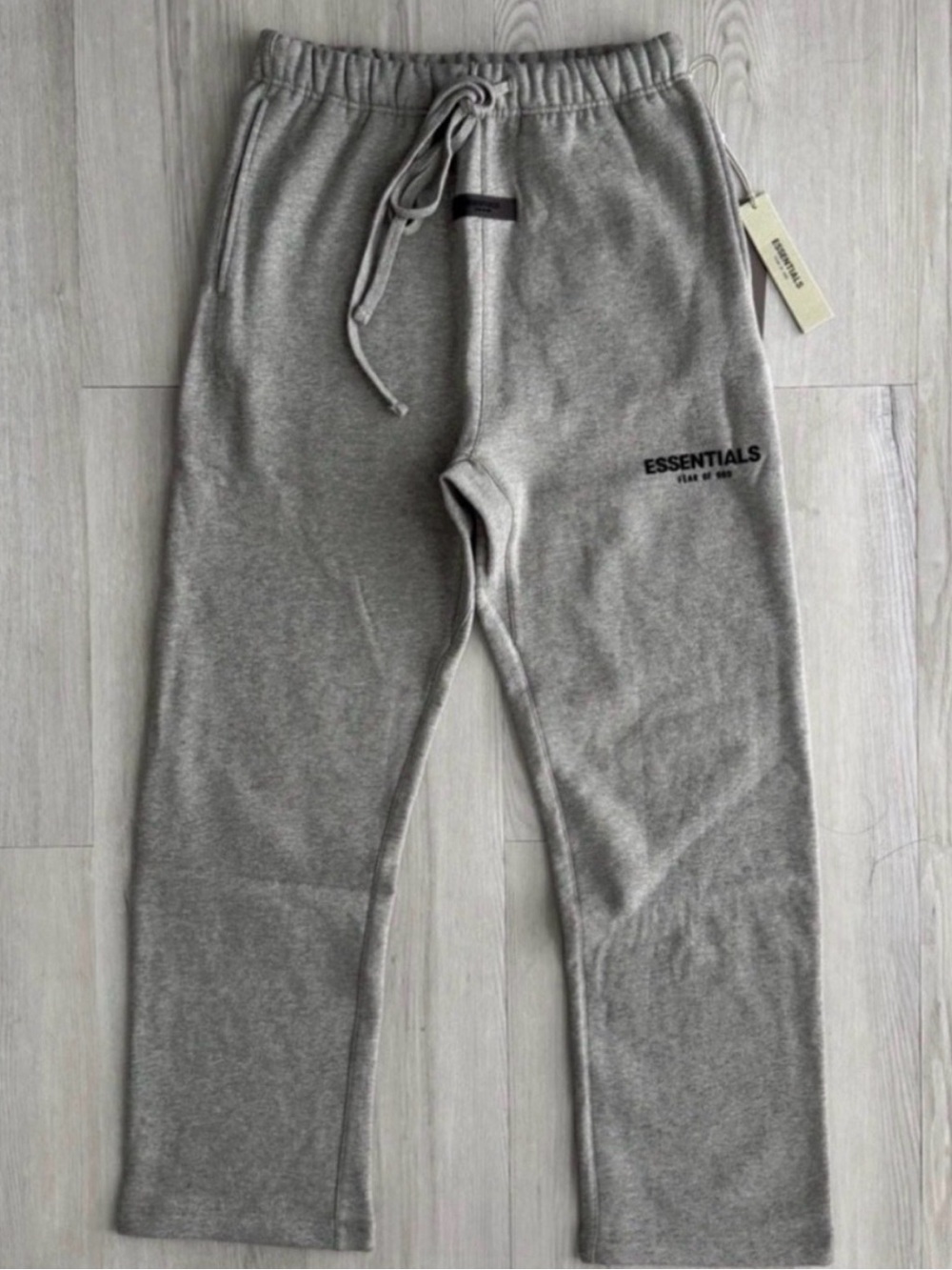 Essentials Men’s Light Gray Drawstring Sweatpants